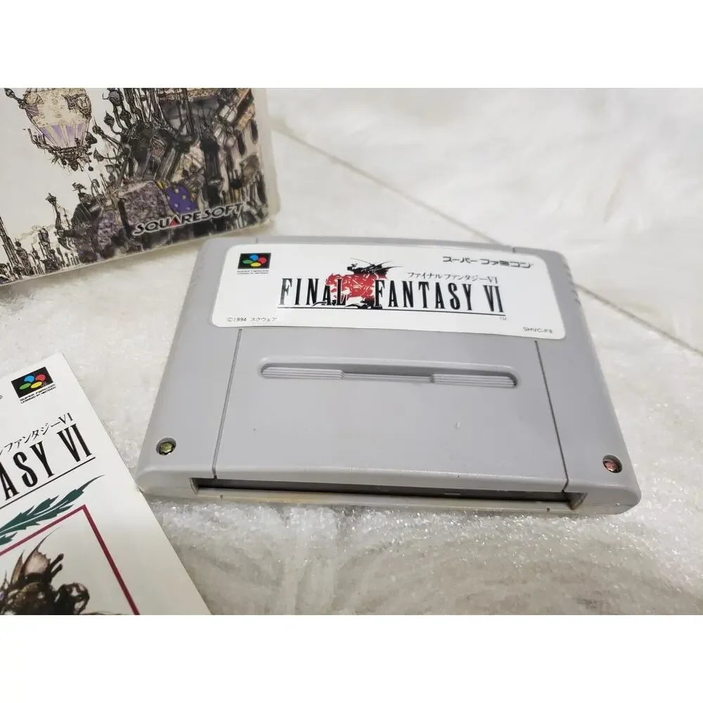 Complete Final Fantasy 6 VI Super Famicom Japanese Import JP Japan US Seller CIB